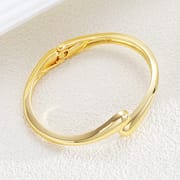 Cross-border Hot Exaggerated Water Drop Stream Metallic Glaze Open Bracelet Distinctive Light Luxury High-end Hand Jewelry