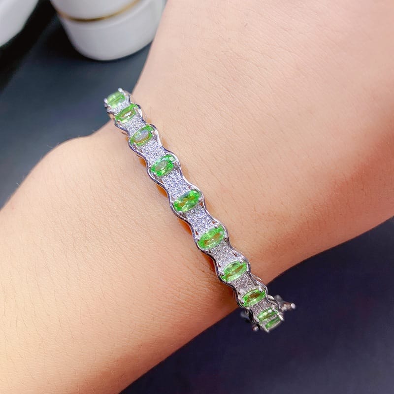 New arrival natural sand fray bracelet 925 silver inlaid gift wholesale