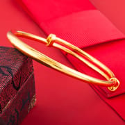 Shajin Bracelet Gymophila Ladies High-end Jewelry Imitation Gold Bracelet Long-standing Copper Bracelet Simulation Accessories