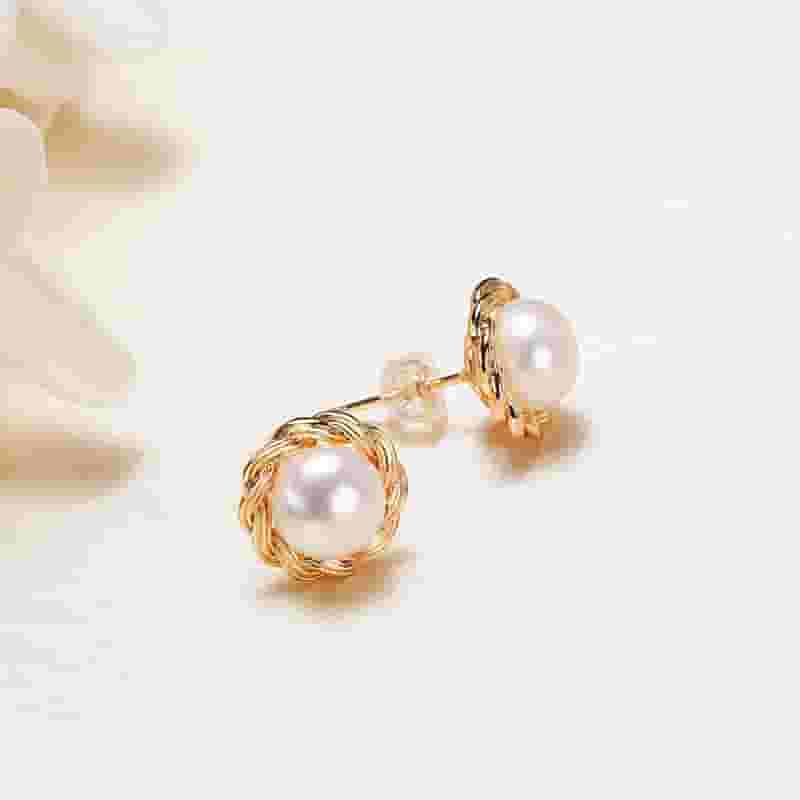 Jewelry Pearl Ring Earrings Set Ethnic Pearl Pendant Freshwater Pearl Necklace Women