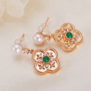 Freshwater Pearl Earrings s925 Silver Needle Fritillaria Earrings Advanced Sense to Send Girlfriends