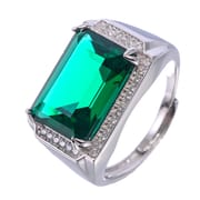 Main stone 10x 14mm 925 silver men's empty tow wholesale factory wholesale