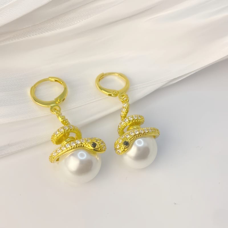 Snake Fashion Design High-grade Ear Buckle Year of the Snake Earrings