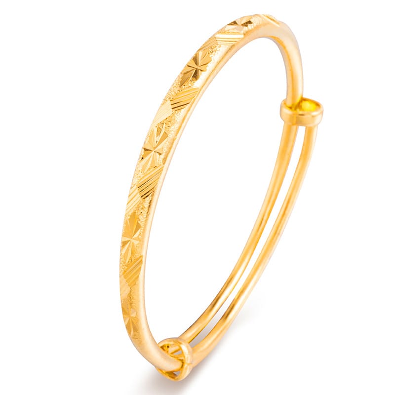 Shajin Bracelet Gymophila Ladies High-end Jewelry Imitation Gold Bracelet Long-standing Copper Bracelet Simulation Accessories