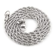 Stainless steel twist chain vacuum color plating non-fading gold necklace titanium steel hip-hop men's chain chain