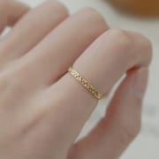Sterling Silver 925 Hollow Pattern Ring European and American Personality Micro-inlaid Flash Zirconium High-end Stacked Tail Ring