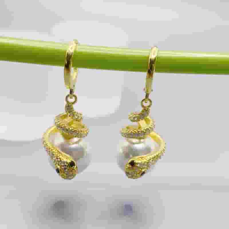 Snake Fashion Design High-grade Ear Buckle Year of the Snake Earrings