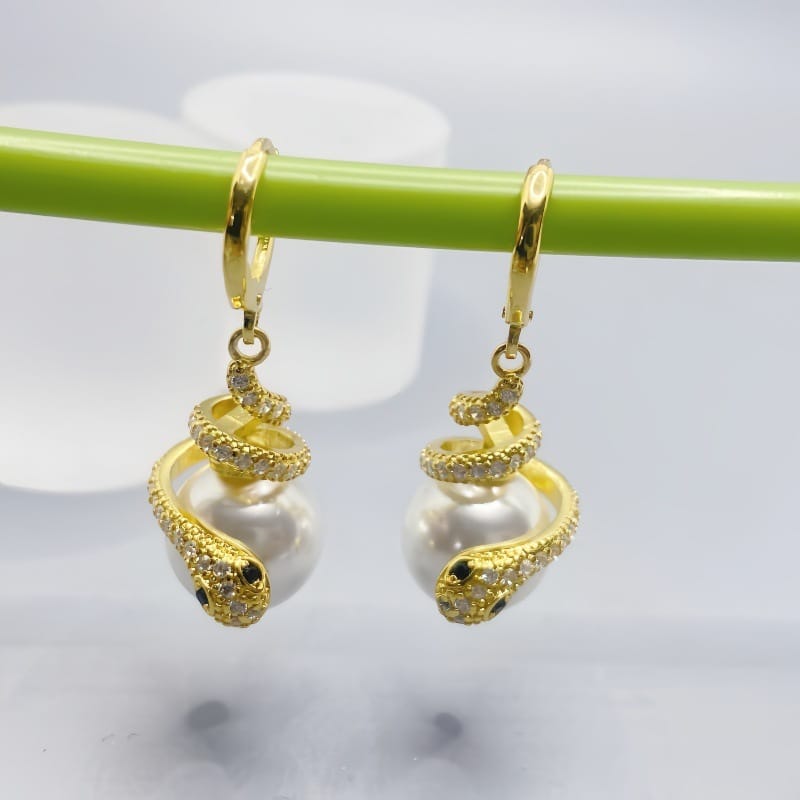 Snake Fashion Design High-grade Ear Buckle Year of the Snake Earrings