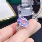 Lavender ring 925 silver lavender ring gift for girlfriend manufacturers receive orders one-piece delivery