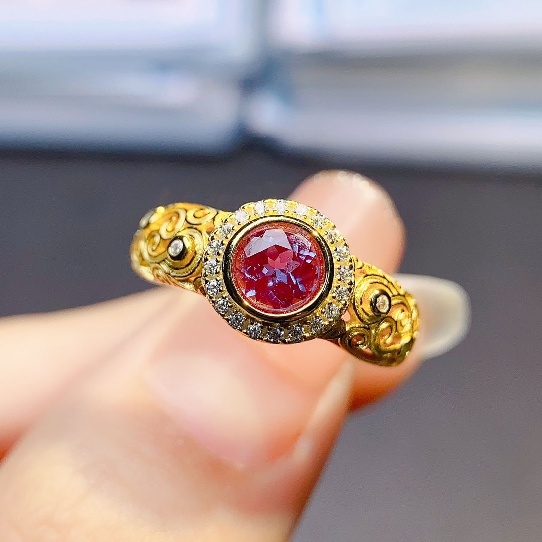Factory wholesale explosions Alexander ring S925 silver inlaid stone 5*5 selling Europe and the United States a generation of hair
