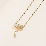 S925 sterling silver with fresh water pearls necklace