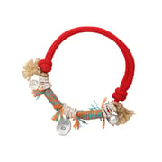 Po S999 Foot Silver New Chinese Style Ping An Joy Fortune Hand Rope Women's National Style All-match Temperament Wided Rope Handpiece for Hair