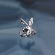 Cross Border INS New HIPPOP Street Rock Love Banner Poker Teddy Bear Rabbit Clown Spider Ring