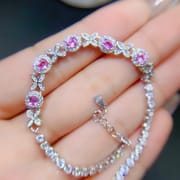 New on New Papalacha Natural Powder Blue Treasure Bracelet 925 Silver Inlay Gift Wholesale