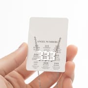 2024 Women's New Arrival Angel Lucky Numbers Pendant Necklace Fashion 000-999 Stainless Steel Vintage Necklace