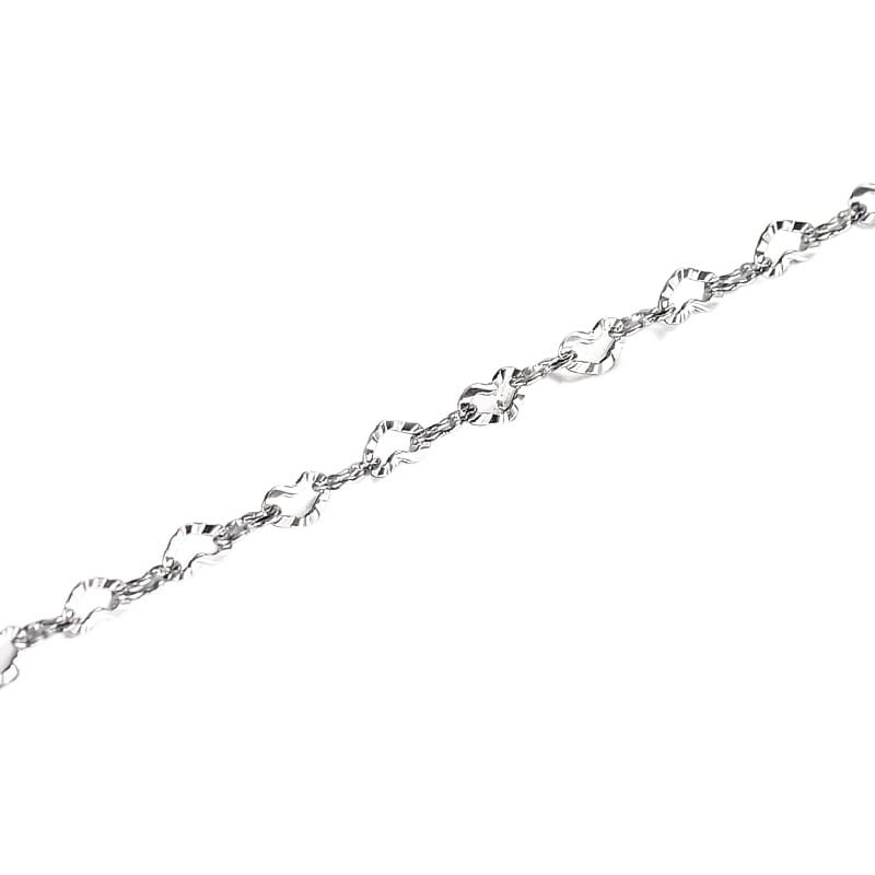 S999 Sterling Silver Necklace Women's Silver Chain Pendant-Free Clavicle Chain Love Chain Bare Chain Chopin Chain Overlapping Wear