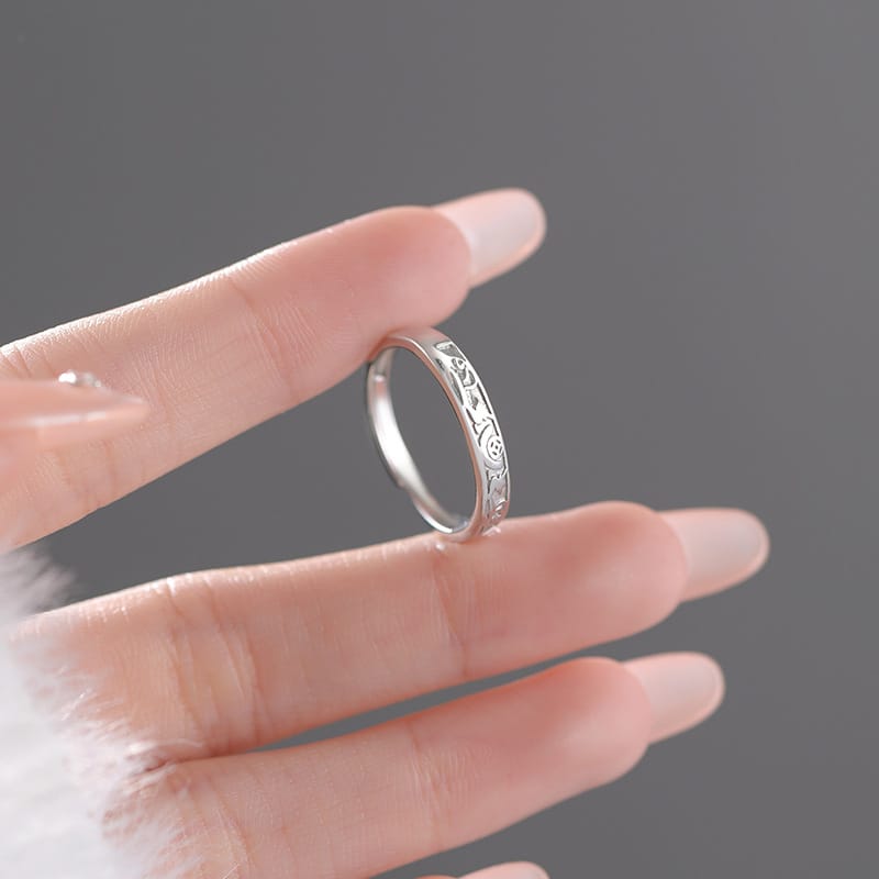 Po S999 Foot Silver Guofeng Swiss Beast Pixiu Ring Women's Light Luxury New Chinese Style National Fashion Cute God Beast Ring for Daifa