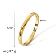European and American-style light luxury bracelet six-pointed star buckle bracelet 18K gold stainless steel inlaid zirconium bracelet high-grade bracelet for women