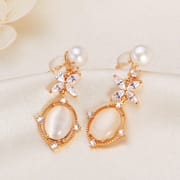 Freshwater Pearl Earrings s925 Silver Needle Fritillaria Earrings Advanced Sense to Send Girlfriends