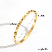 European and American-style light luxury bracelet six-pointed star buckle bracelet 18K gold stainless steel inlaid zirconium bracelet high-grade bracelet for women