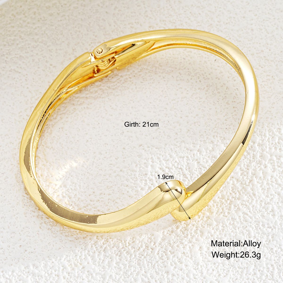 Cross-border Hot Exaggerated Water Drop Stream Metallic Glaze Open Bracelet Distinctive Light Luxury High-end Hand Jewelry
