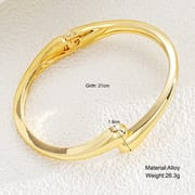 Cross-border Hot Exaggerated Water Drop Stream Metallic Glaze Open Bracelet Distinctive Light Luxury High-end Hand Jewelry