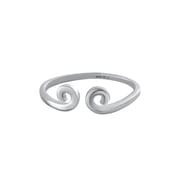 Po S999 Foot Silver Curse Ring Retro Niche Temperament Unique Design Sense Advanced Xiangyun Ring