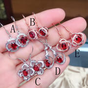 925 silver color treasure wholesale Women's eardrops earrings factory customization