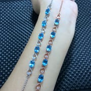 Swiss Lantorpa Bracelet Wholesale 925 Silver Wholesale Single Grain Main Stone 1.5 karat