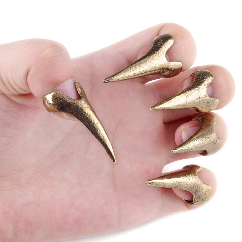 European and American Amazon Simple Punk Style Personality Exaggerated Magic Claw Hair Nail Ring Accessories Wolverine