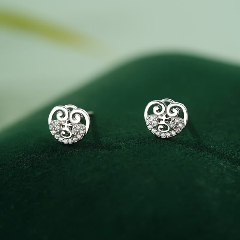 Original Po S999 Foot Silver Ben Life Snake Year Ji Zi Ruyi Ankang Necklace suit Women's Sweater Chain
