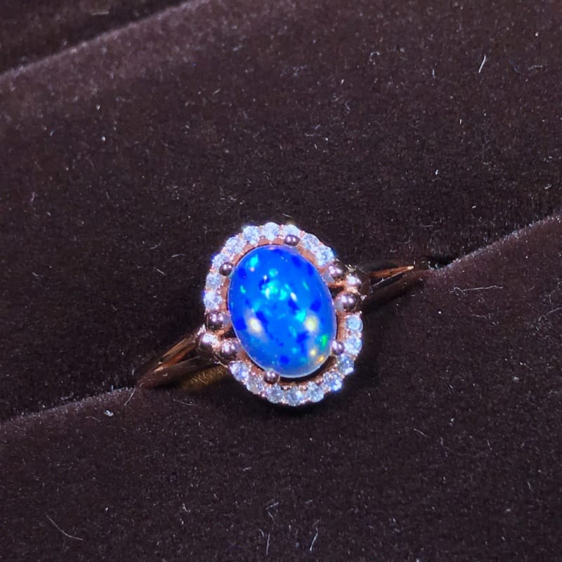 Need Opal to 925 silver natural opal ring live to receive large orders to talk about
