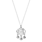 Bao S999 pure silver safety lock necklace light luxury new Chinese style national style national fashion niche design sense ethnic style necklace