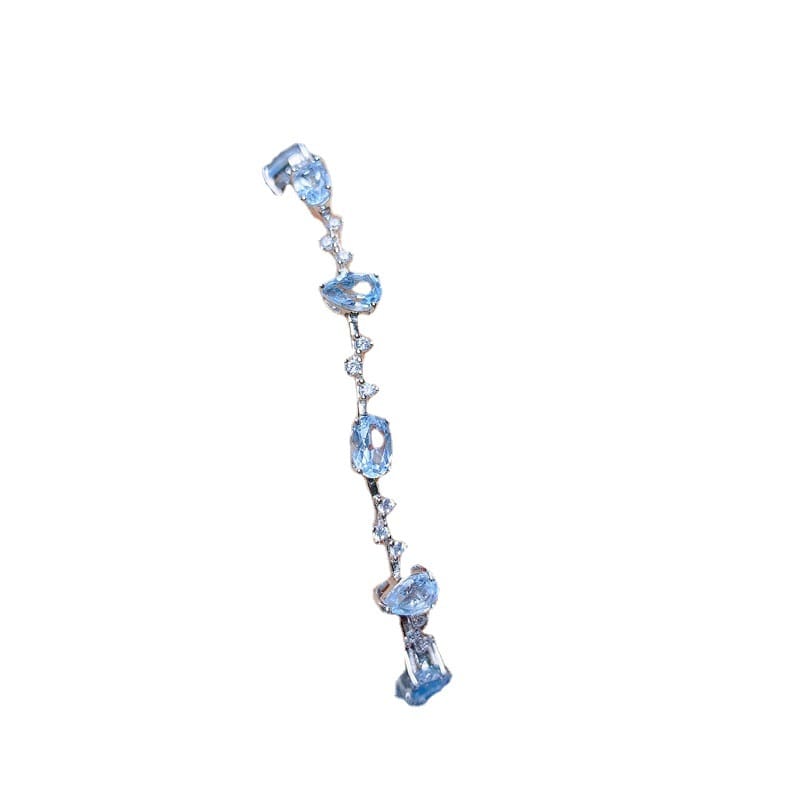Fresh bracelet 925 silver natural Topaz bracelet gift wholesale