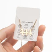 2024 Women's New Arrival Angel Lucky Numbers Pendant Necklace Fashion 000-999 Stainless Steel Vintage Necklace