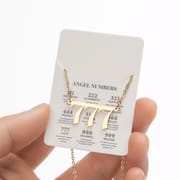 2024 Women's New Arrival Angel Lucky Numbers Pendant Necklace Fashion 000-999 Stainless Steel Vintage Necklace
