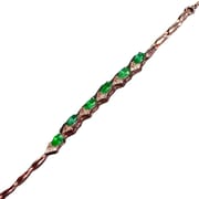 Natural emerald bracelet jewelry live broadcast supply has been tested, color is good, style is simple and beautiful