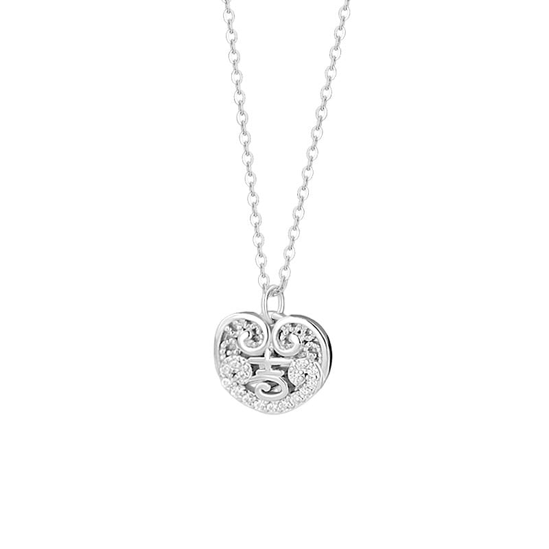 Original Po S999 Foot Silver Ben Life Snake Year Ji Zi Ruyi Ankang Necklace suit Women's Sweater Chain
