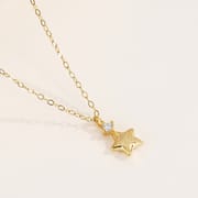European and American Cross-border Flash Zirconium Brushed Star Necklace Female S925 Sterling Silver Niche Simple Design Clavicle Chain