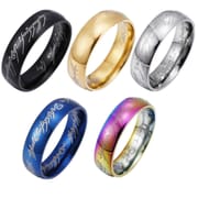 Cross-border supply of titanium steel ring ring men's and women's stainless steel ring factory spot wholesale