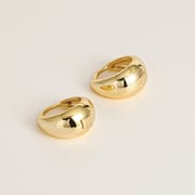 Europe and the United States cross-border high-level sense S925 sterling silver fashion personality element ring earrings female small circle earrings versatile