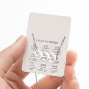 2024 Women's New Arrival Angel Lucky Numbers Pendant Necklace Fashion 000-999 Stainless Steel Vintage Necklace