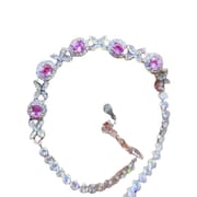 New on New Papalacha Natural Powder Blue Treasure Bracelet 925 Silver Inlay Gift Wholesale