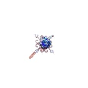 New overseas customers Mosan diamond ring wholesale 925 silver seconds overtest drill pen GRA live supply