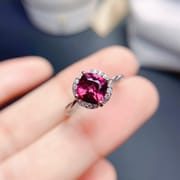 925 silver inlaid natural color treasure ring natural gem style exquisite fashion factory wholesale