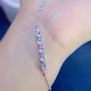 New on New Natural Aquamarine Bracelet 925 Silver Inlaid Gift Wholesale Main Stone 3.4 Jewelry Wholesale