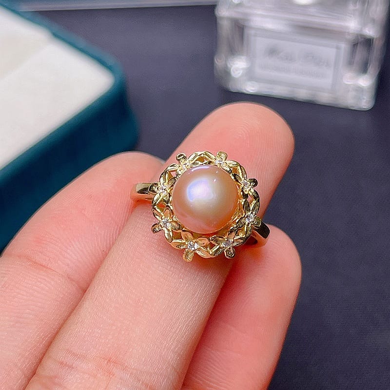 The number of 18 925 silver plated rose gold pearl rings is not much.