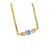 Factory wholesale explosions natural Topaz bracelet S925 silver inlaid main stone 6*6 selling Europe and the United States a generation of hair