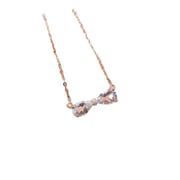 Factory wholesale explosions natural aquamarine necklace S925 silver inlaid main stone 5*8 hot Europe and the United States a generation of hair