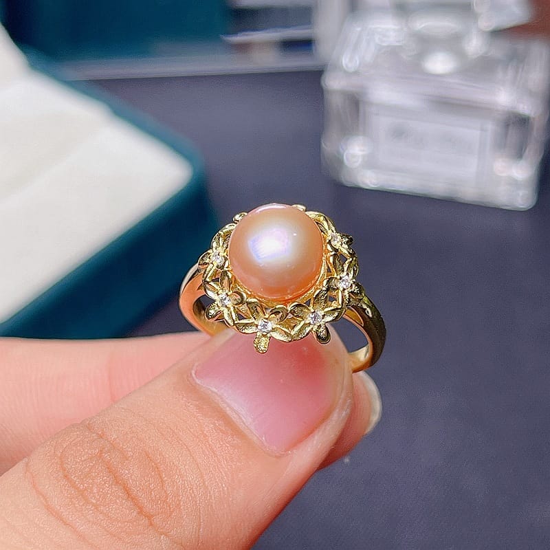The number of 18 925 silver plated rose gold pearl rings is not much.